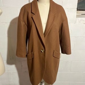 Ladies Menswear Inspired Peacoat